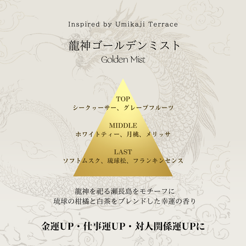 FSGB Golden Mist ゴールデンミスト 龍神 香調説明